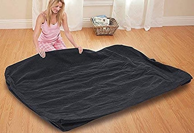 Luchtbed - Kampeerbed - Comfortabel slapen - Ingebouwde pomp - 137 x 191 cm - Blauw