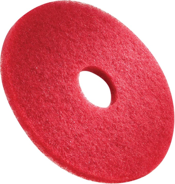 3M Scotch Brite vloerpads - polyester, rood, 13" / 33 cm 5 st.