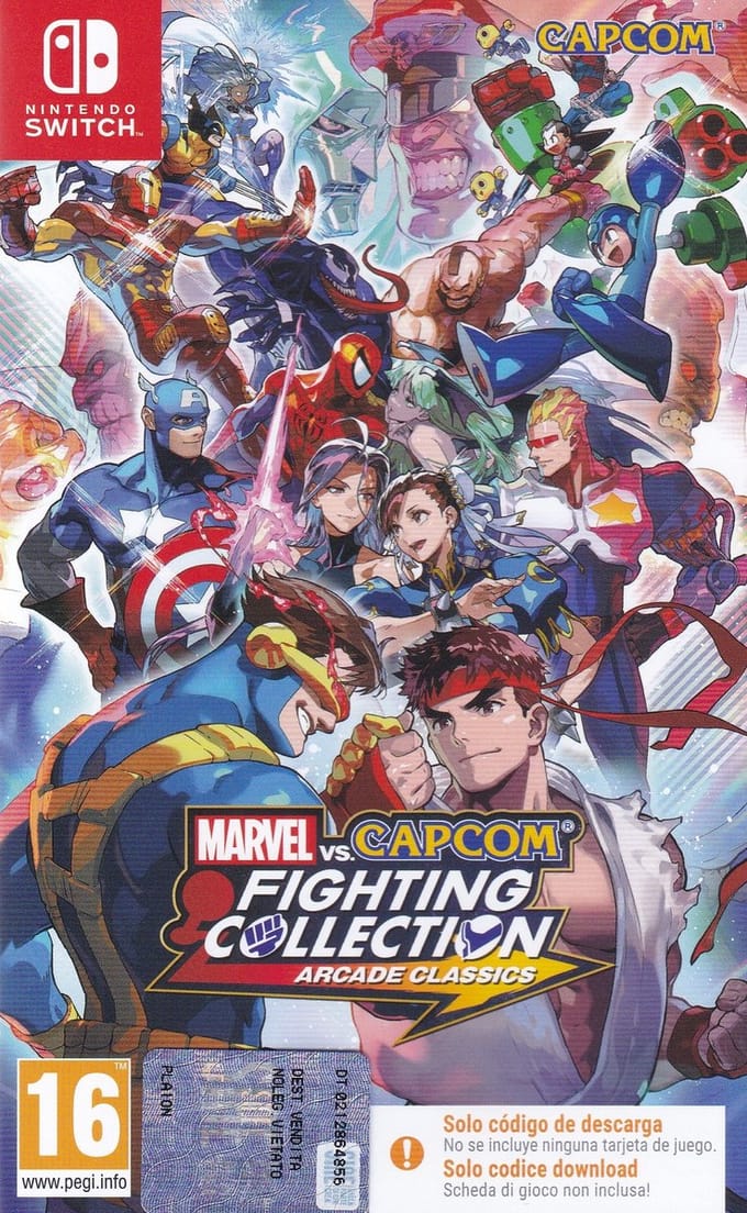 Marvel vs Capcom Fighting Collection - Arcade Classics Code In Box - IT ES Switch