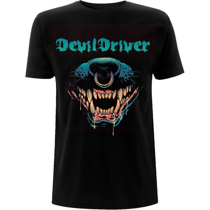 DevilDriver T-shirt - Hyena Jaws - S tot XXL - voor Mannen - zwart