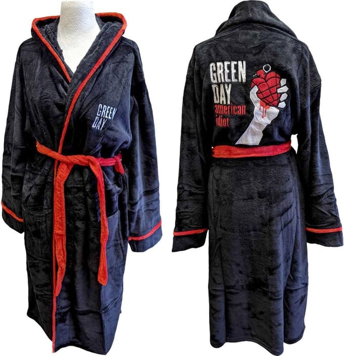 Green Day - American Idiot Badjas - S/M - Zwart