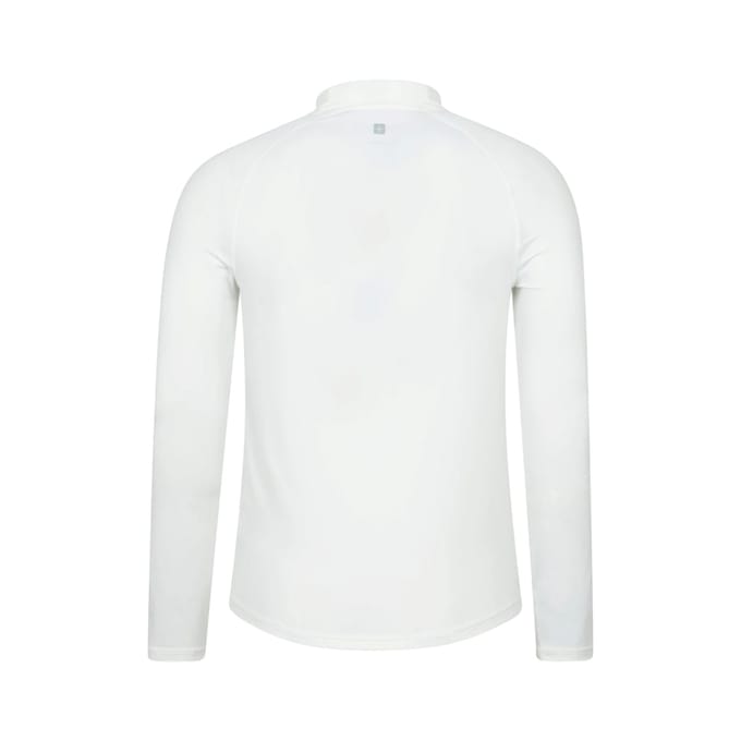 Mountain Warehouse Heren Effen Lange Mouwen Rash Top (Wit)