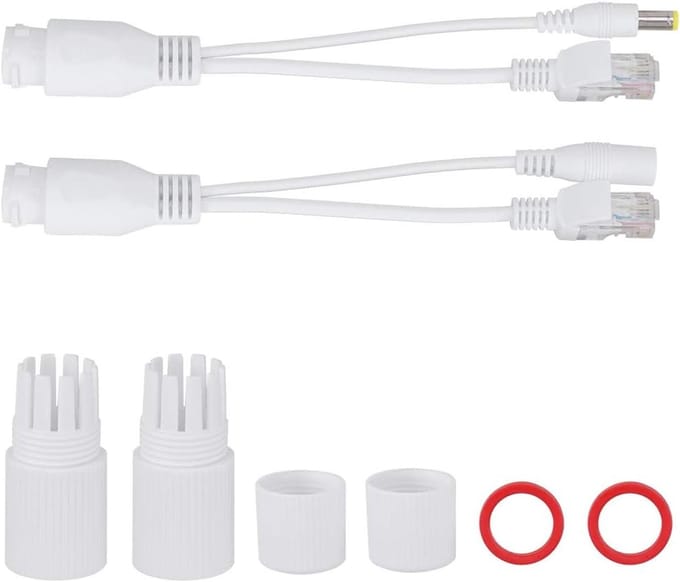 PoE Adapter - PoE Injector Splitter - Netwerk Uitbreiden - Passieve PoE Technologie - 40 meter - Wit
