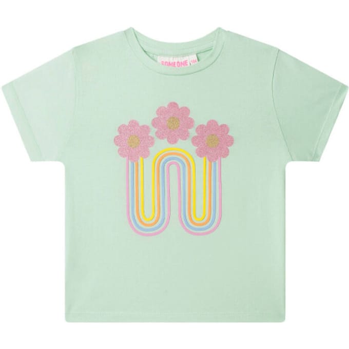 Someone FELICE-SG-02-C Meisjes T-shirt - SOFT MINT