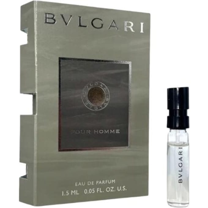 BVLGARI Darjeeling Tea Ensemble d'Échantillons Eau De Parfum Homme Ensemble Deux Pièces Bois Eau De Toilette 1.5ml*2 1.5ml
