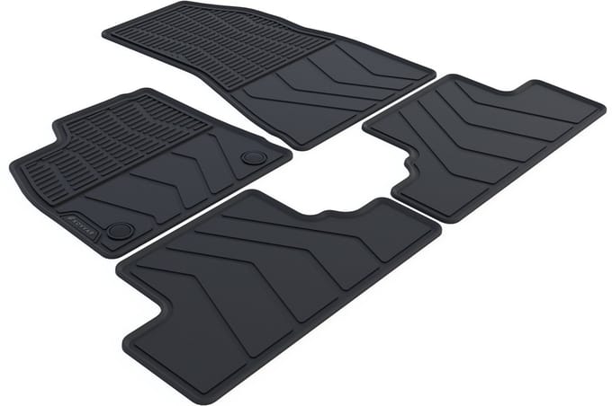 Rubber Automatten geschikt voor Renault 5 - 2024-heden - 4-delig - Uitvoering: E-tech Electric