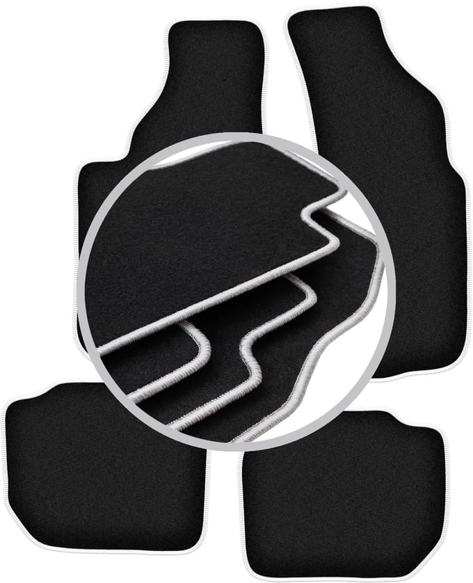 CARLUX-SILVER automatten voor: Audi V8 sedan (1988-1993)