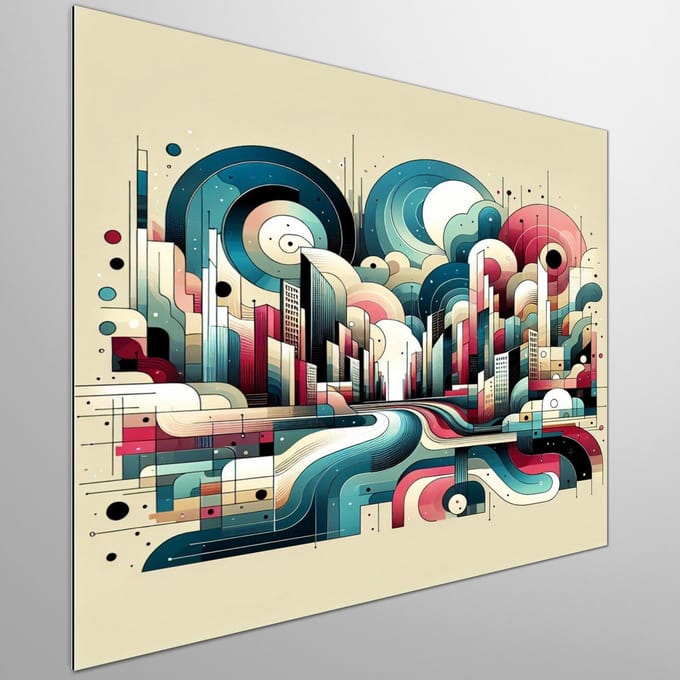 Kunstprint | Wanddecoratie | Dibond | 80 × 80 cm