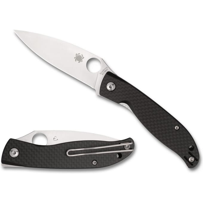 Spyderco Mantra 4 Carbon Fiber Vouwmes Met Front-Flipper En 8Cr13MoV Staal