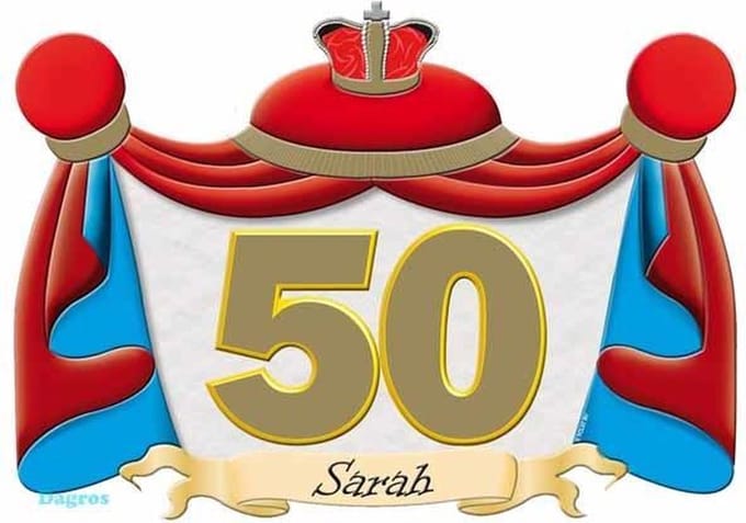 Deurbord Hulde Sarah