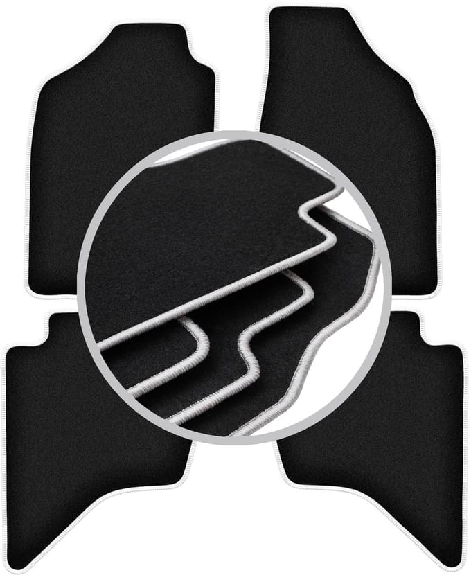 CARLUX-SILVER automatten voor: Mazda BT-50 pick-up (2007-2012)