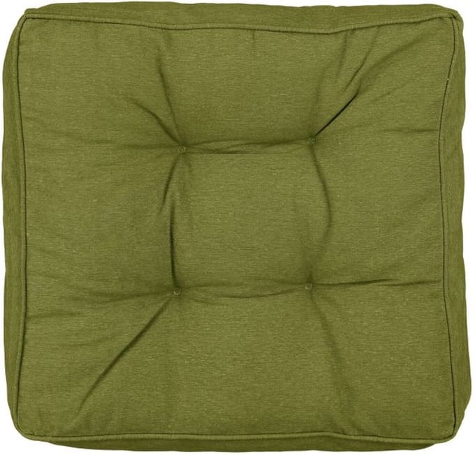 In the Mood Paddy Matras Kussen - 47 x 47 x 10 cm - Groen