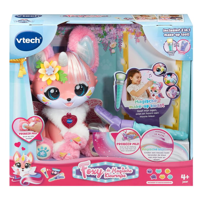 Vtech Foxy de Magische Kleurenfee Elektroniche knuffels Interactieve knuffels