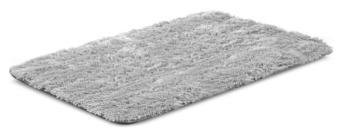 AIO FACTORY Serie - Vloerkleed - Langpolig - 80x120 cm - Lichtgrijs