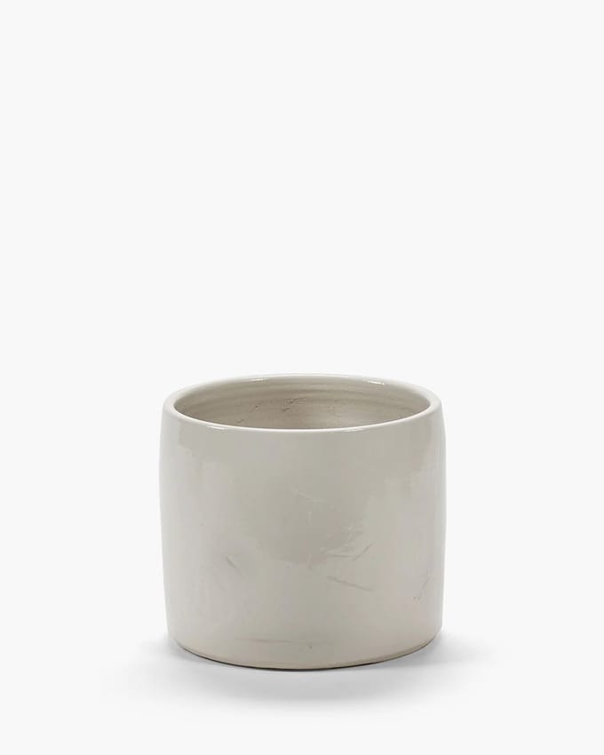 Serax Vincent Van Duysen Vaso 02 bloempot D22cm H19cm wit