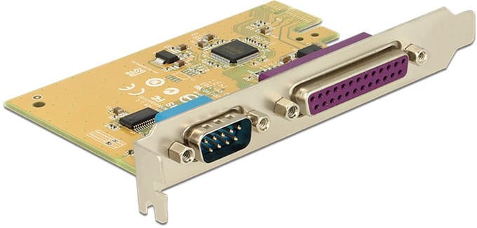 Delock PCI Express Card to 1 x Serial + 1 x Parallel