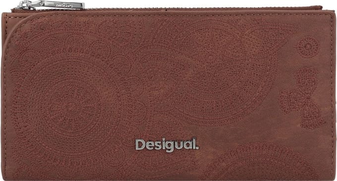 Desigual Portemonnee Ines Long Wallet Camel Bruine