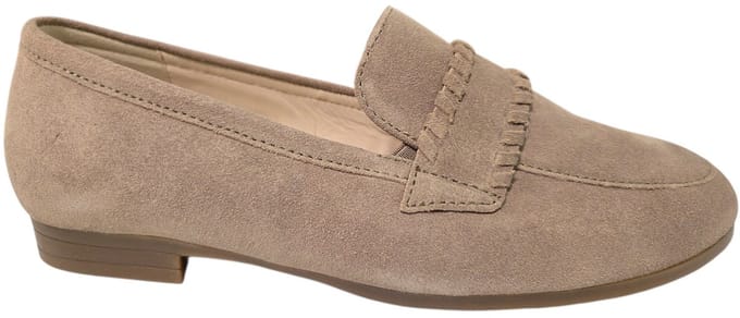 Gabor 82.432.34 Instappers Beige Suede Dames - Beige - 38.5