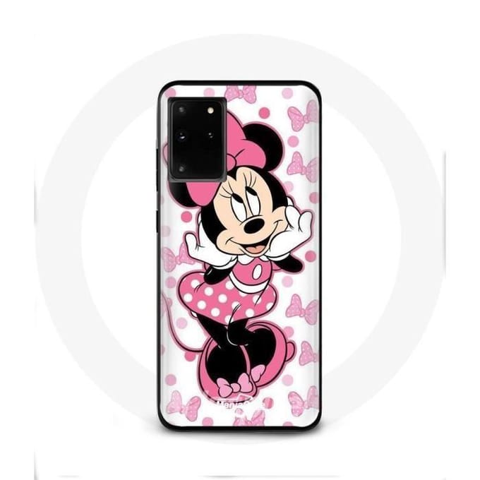 Coque pour Samsung Galaxy S11 Plus Minnie Mouse Dessin animé mignon rose