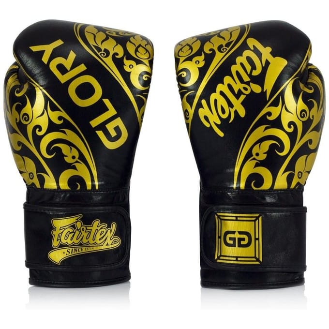 Fairtex BGVG2 Serie - Leren Bokshandschoenen - Zwart - 12oz