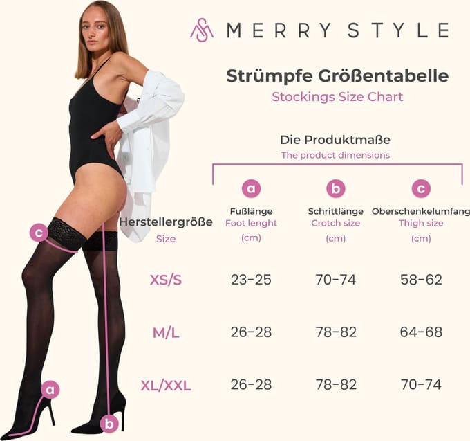 Merry Style MS-GB-799 Dames Hold-Up Kousen - 40 Denier - licht glanzend - elastisch - Polyamide - Rood - M / L