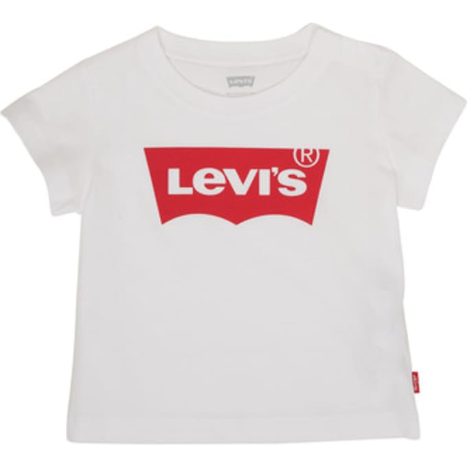 Levi´s ® Kids Batwing T-shirt Met Korte Mouwen Wit 12 Months Kinderen