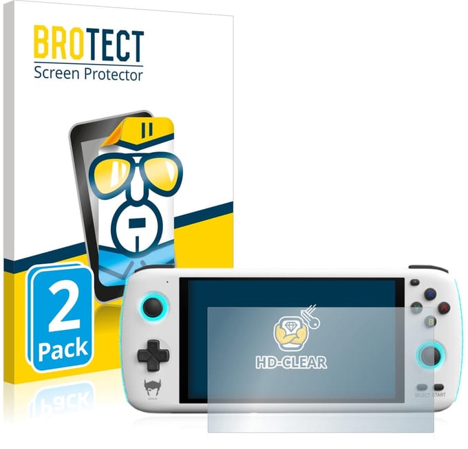 BROTECT - Screenprotector voor AYN Odin - Folie Beschermfolie transparant 2 Stuks