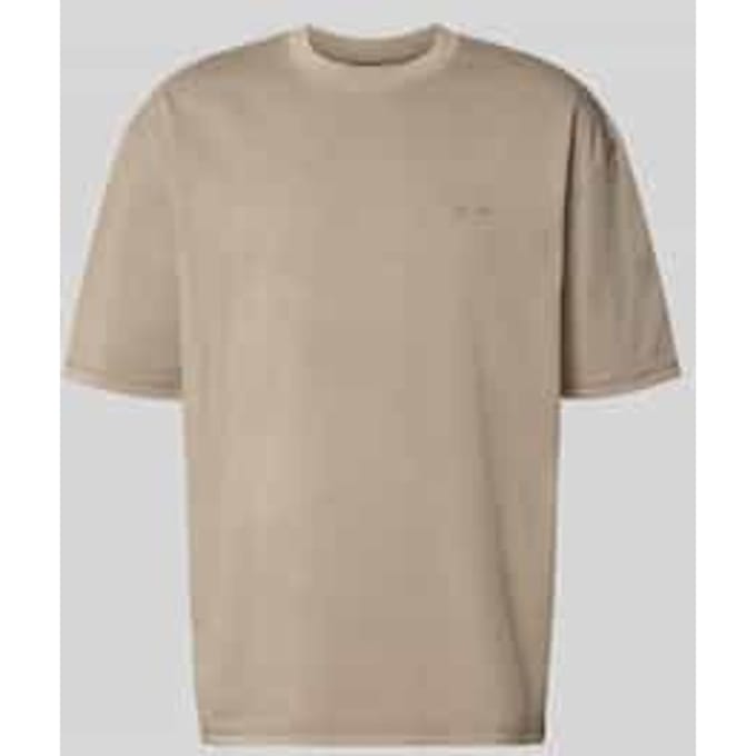 Oversized T-shirt met Labelstitching