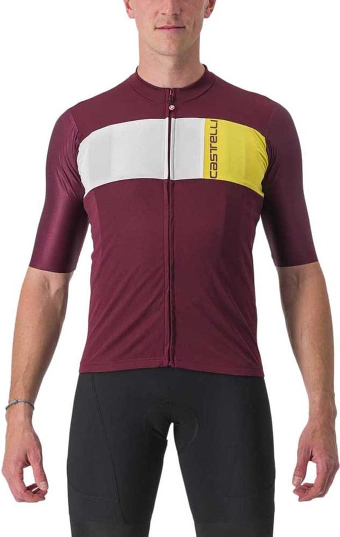 Castelli Prologo 7 Korte Mouw Wielertrui Rood S Man