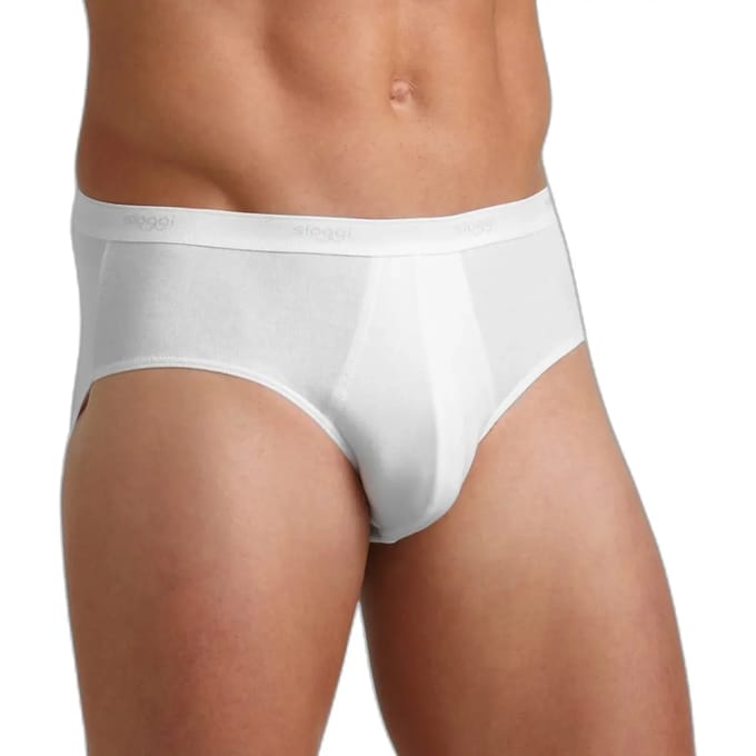 sloggi men Basic Heren Midi slip - Wit - Maat S