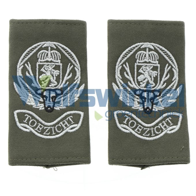 Nvvn epaulette logo + toezicht 2 stuks