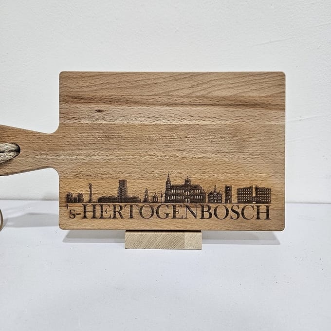 borrelplank beukenhout skyline Den Bosch 34 cm