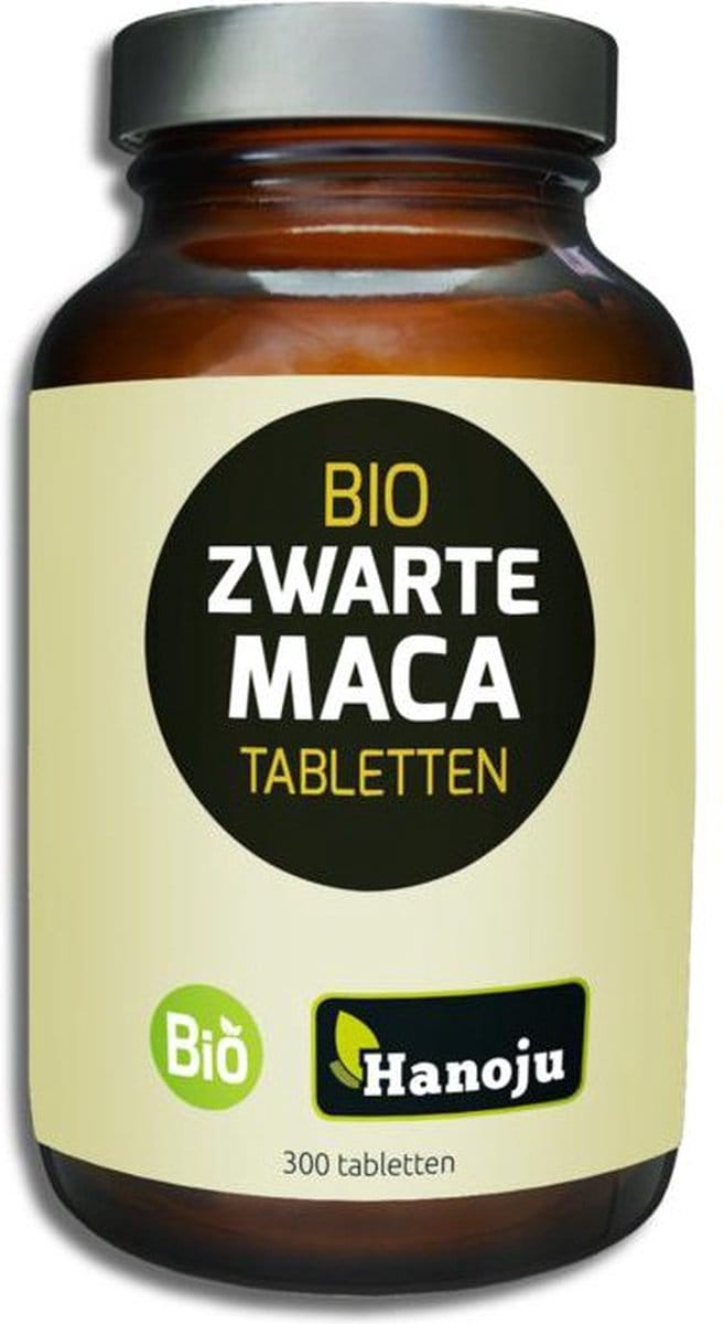Hanoju Bio zwarte maca tabletten 300 Tabletten