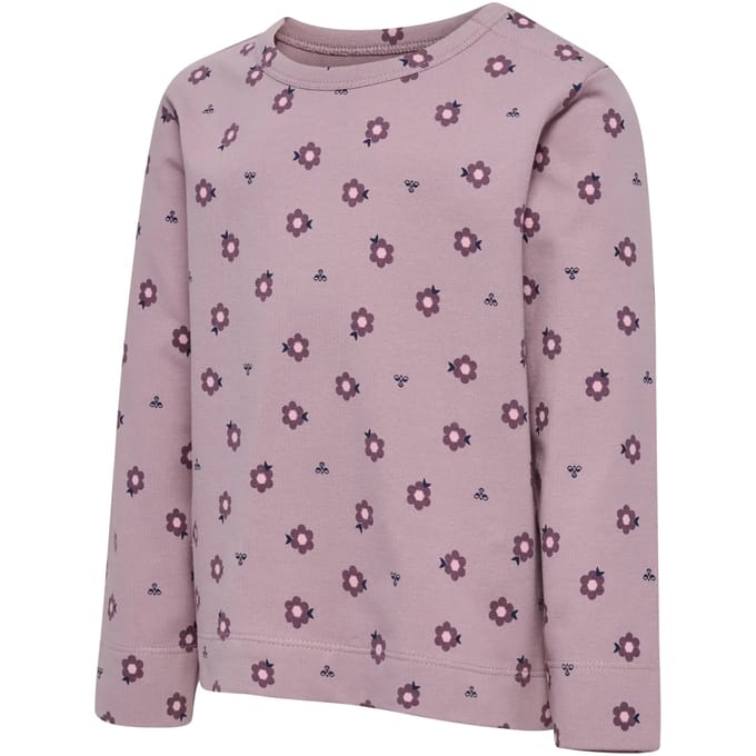 Kinder T-shirt met lange mouwen bedrukt Hummel