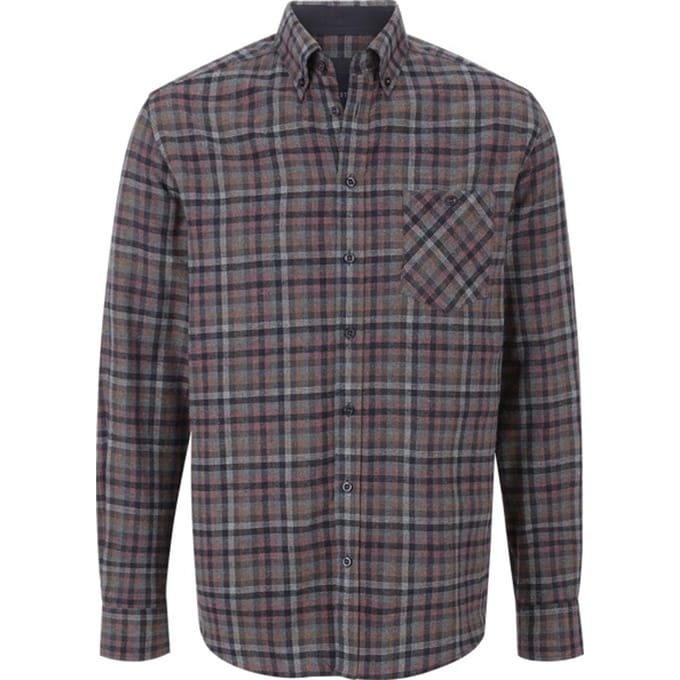 Babista herren Overhemd - 43/44 - donkerblauw - Plus Size