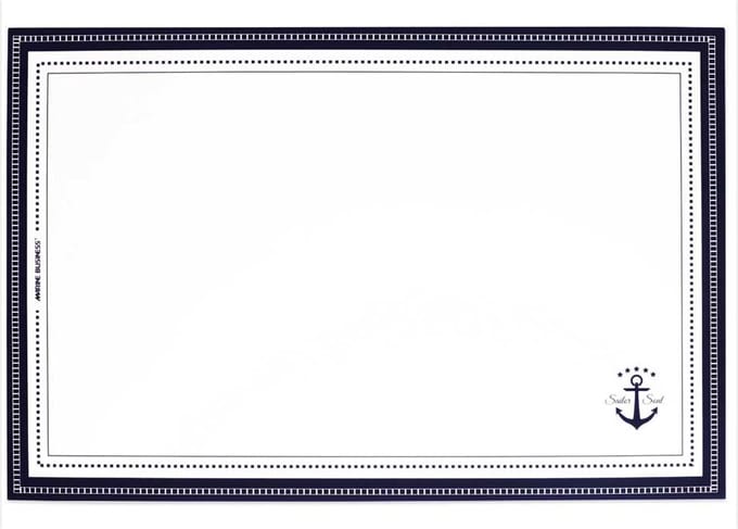 Marine Business Scheepsservies Sailor Placemat set 6 stuks