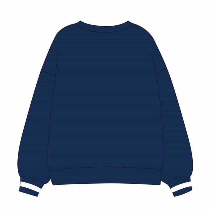 Kindersweater zonder Capuchon Stitch Donkerblauw