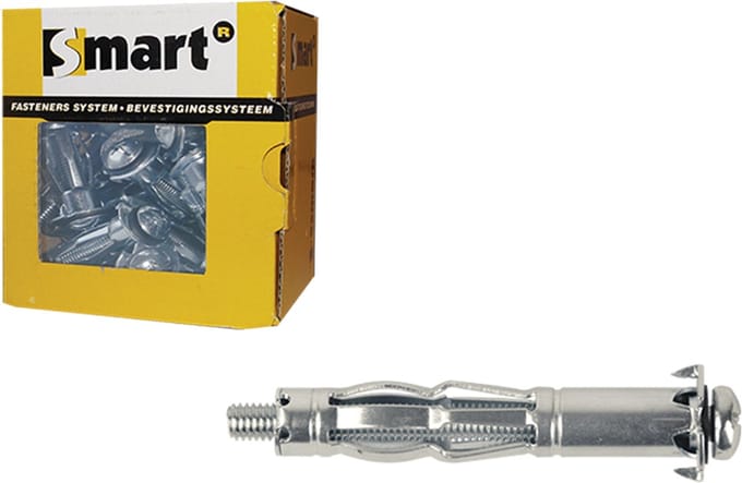 SMART | Metalen hollewandplug M5x52 Zn | 25 st