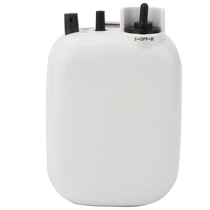 Mini pompe à Air de pêche Ultra silencieuse Portable, accessoire étanche pour pêcheurs white