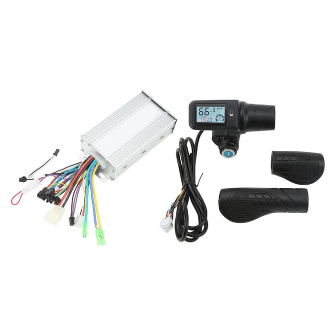 36V 48V 500W Elektrische Fiets Controller Kit Motorcontroller met 805 Half Gashendel LCD-paneel gray