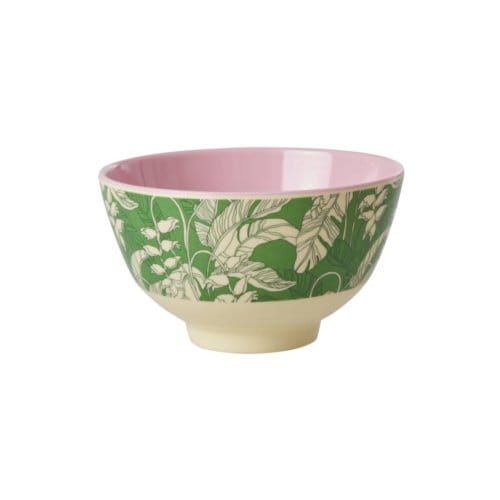 Rice melamine kom small paradise print