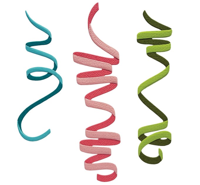 Sizzix Thinlits Ponssjabloon "Celebration Streamers by Tim Holtz"
