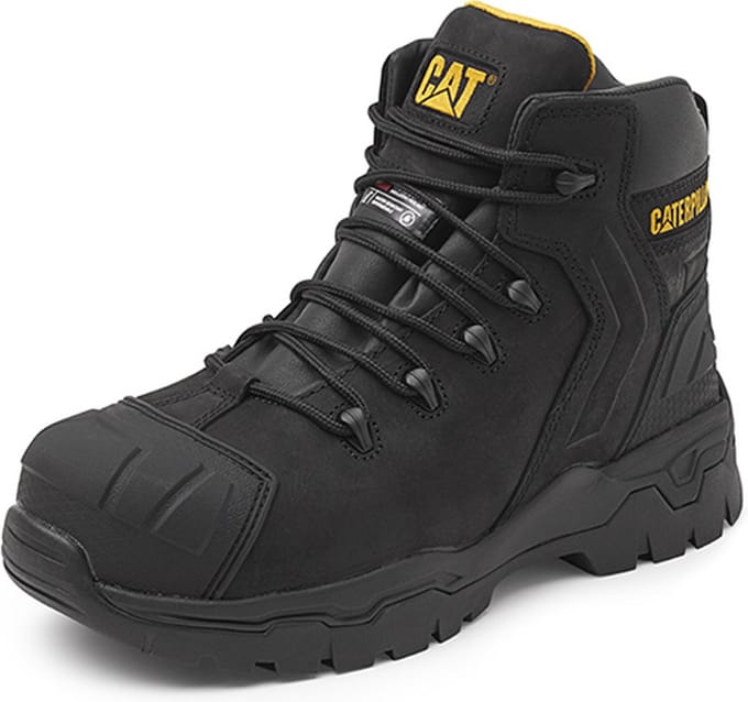 Caterpillar Everett P725322 HRO SRC S3 Zwart Werkschoenen Heren