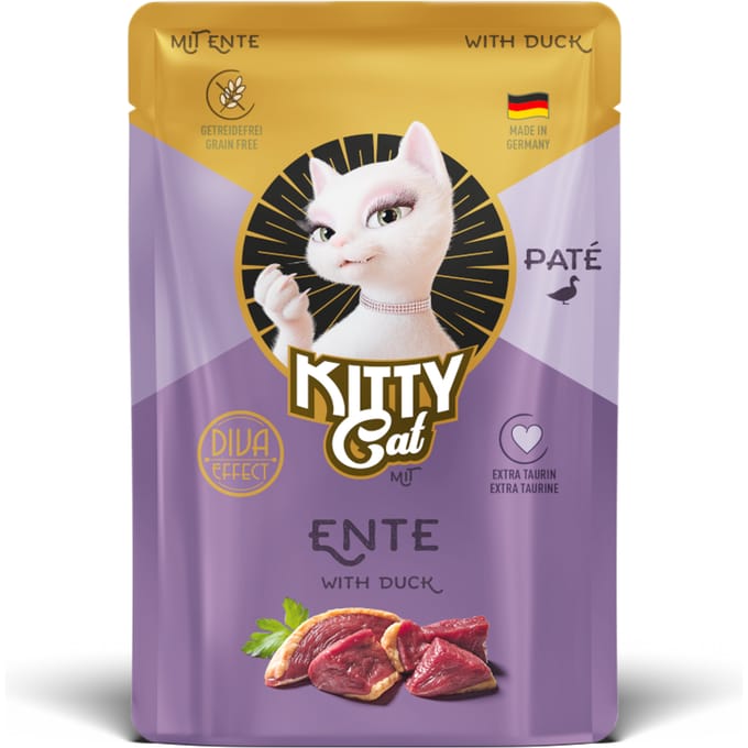 6x85g Eend Kitty Cat Pate natvoer voor katten