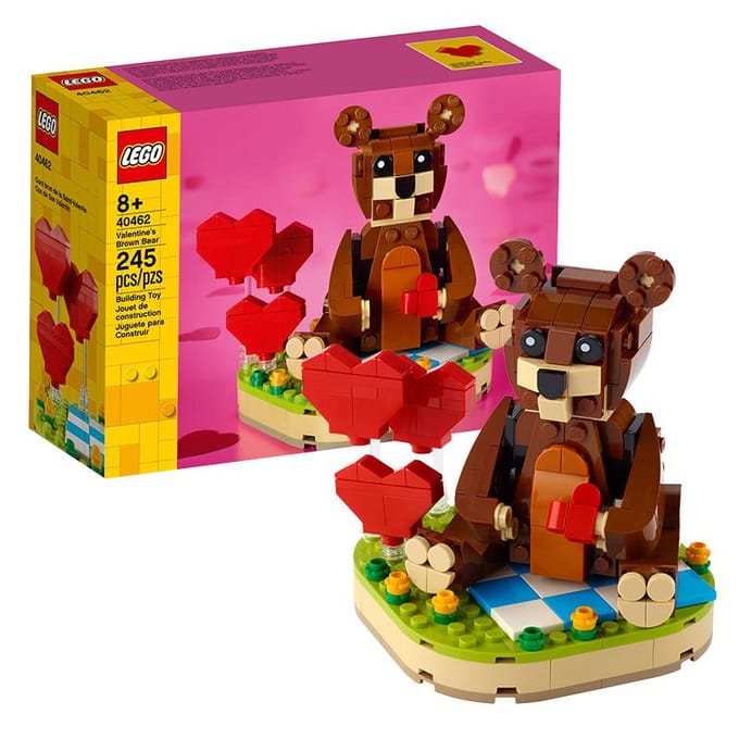 LEGO® Bruine valentijnsbeer 40462 bouwset (239 onderdelen)