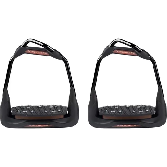 Paardenstijgbeugels Freejump Air’s Full Black (plancher 10° œil 30°)
