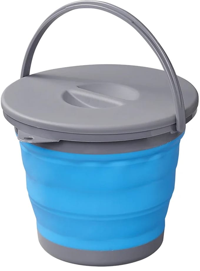 ProPlus Emmer 5L - Met deksel - Opvouwbaar - Blauw