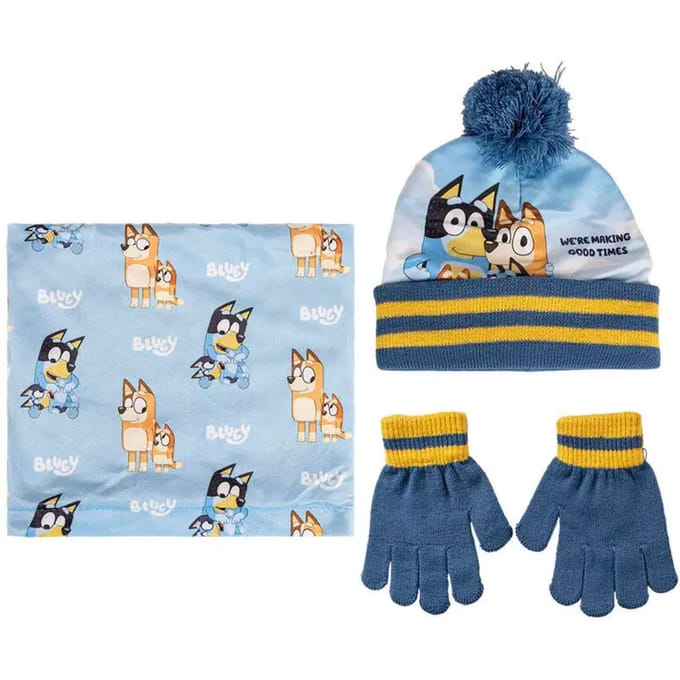 Tour de cou met tour de cou en hands kind Cerda Bluey Winter
