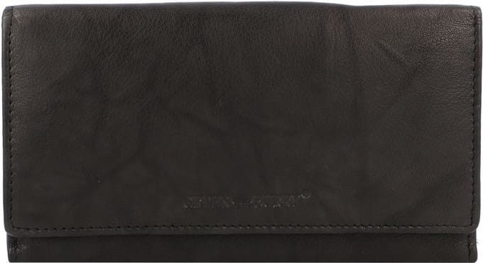 Greenburry Basic Portemonnee RFID Leer 17 cm - Dames - Horizontaal - black