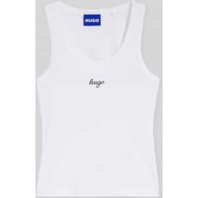 Regular fit tanktop van katoenmix model 'Damatank_B'